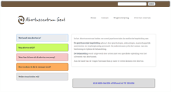 Desktop Screenshot of abortuscentrum-gent.be